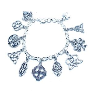Silver Celtic Charm Bracelet